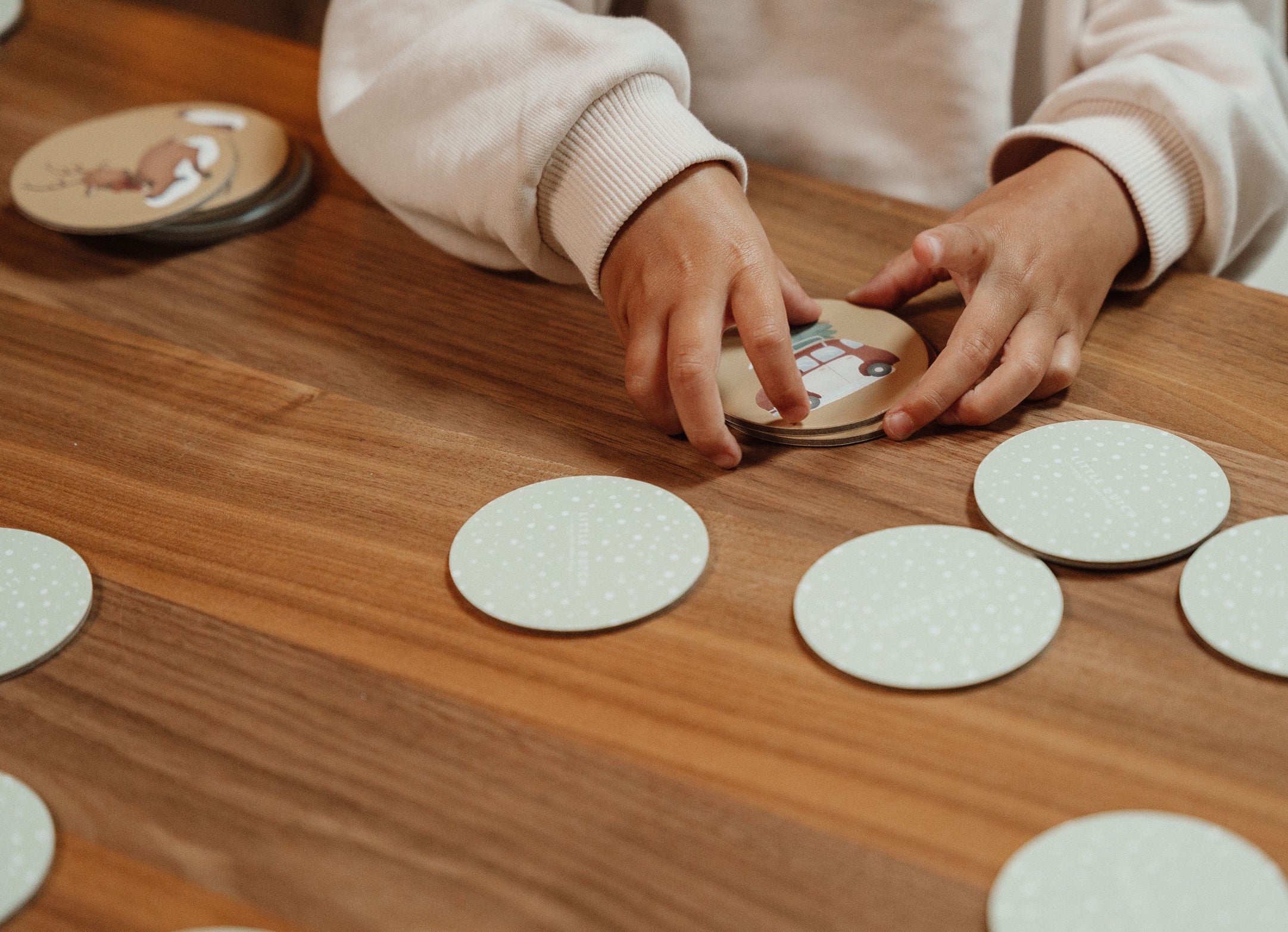 Memory Game X-MAS Winter Card Game Educational Game for Children