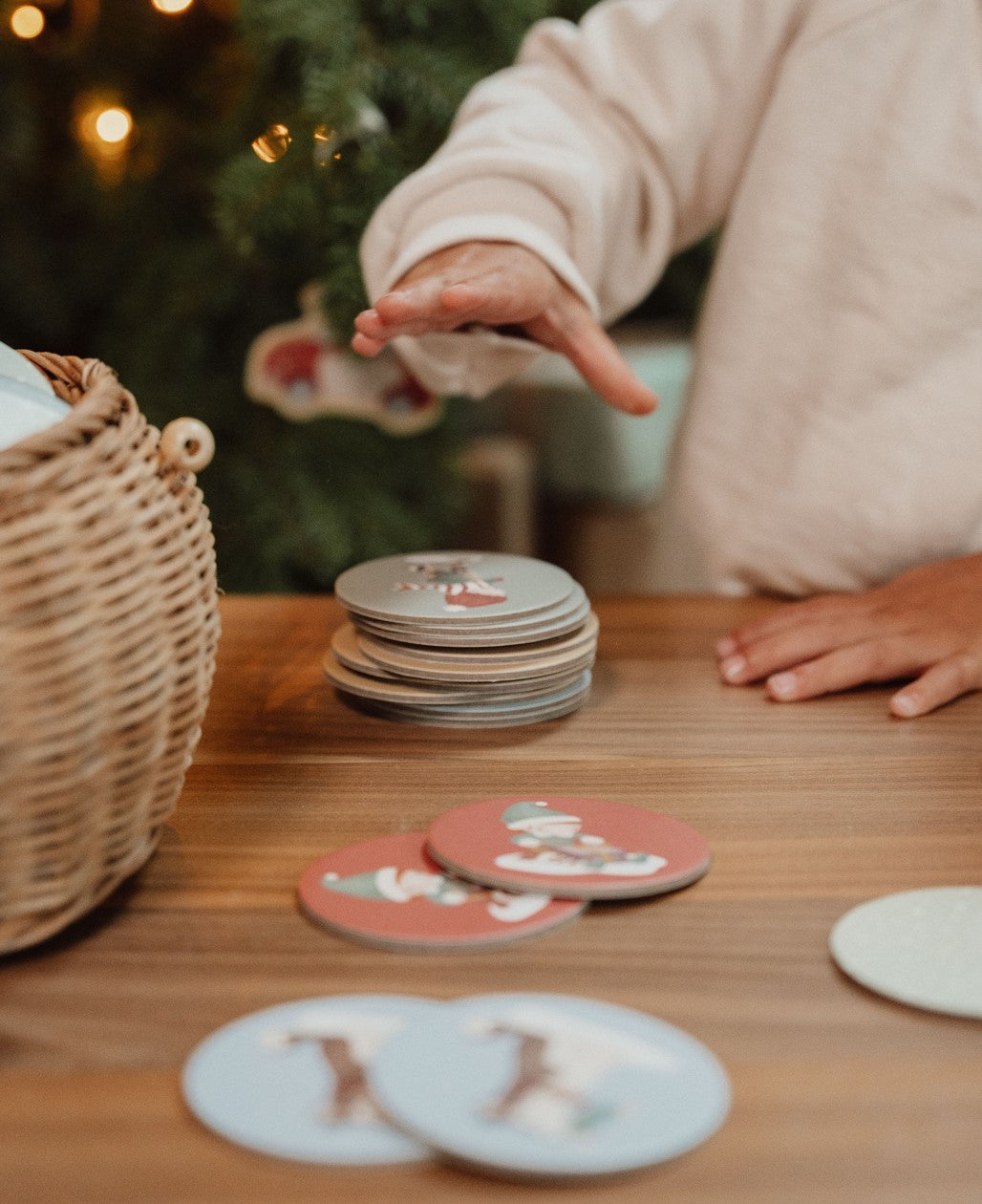 Memory Game X-MAS Winter Card Game Educational Game for Children