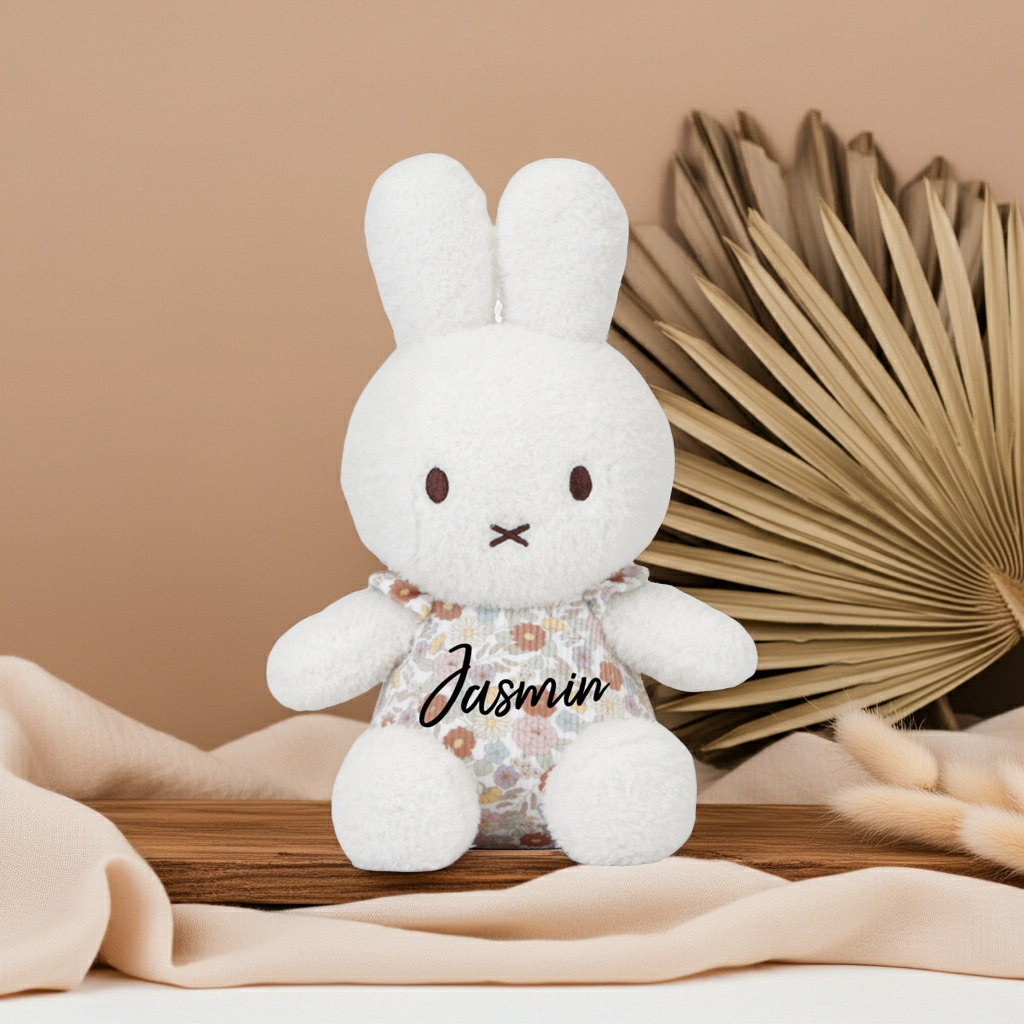 Vintage Little Flowers cuddly rabbit, 25 cm x Miffy