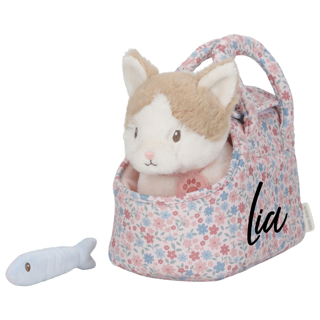 Plush cat cuddly toy Marley in bag GRS
