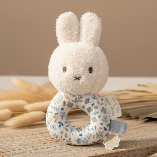 Rattle rabbit Lucky Leaves x Miffy