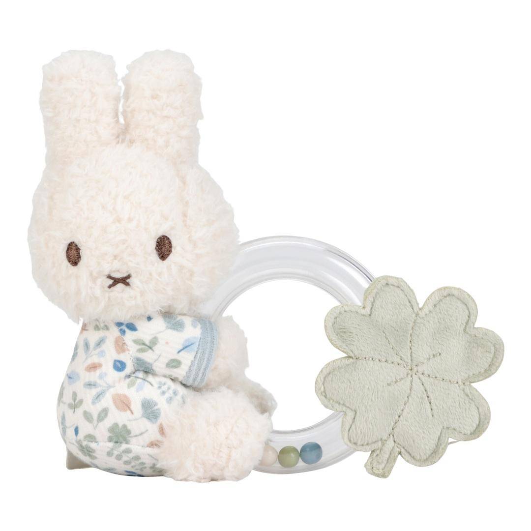 Ring rattle rabbit Lucky Leaves x Miffy