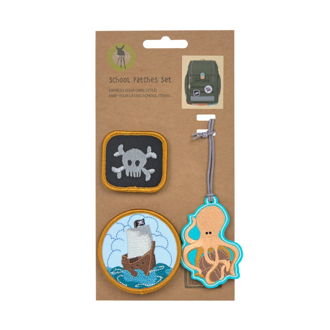 School bag patches and pendants pirates | Lässig
