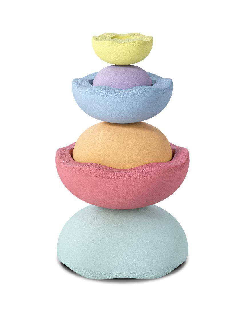Stapelstein Inside set of 6 - rainbow pastel | stacking stone