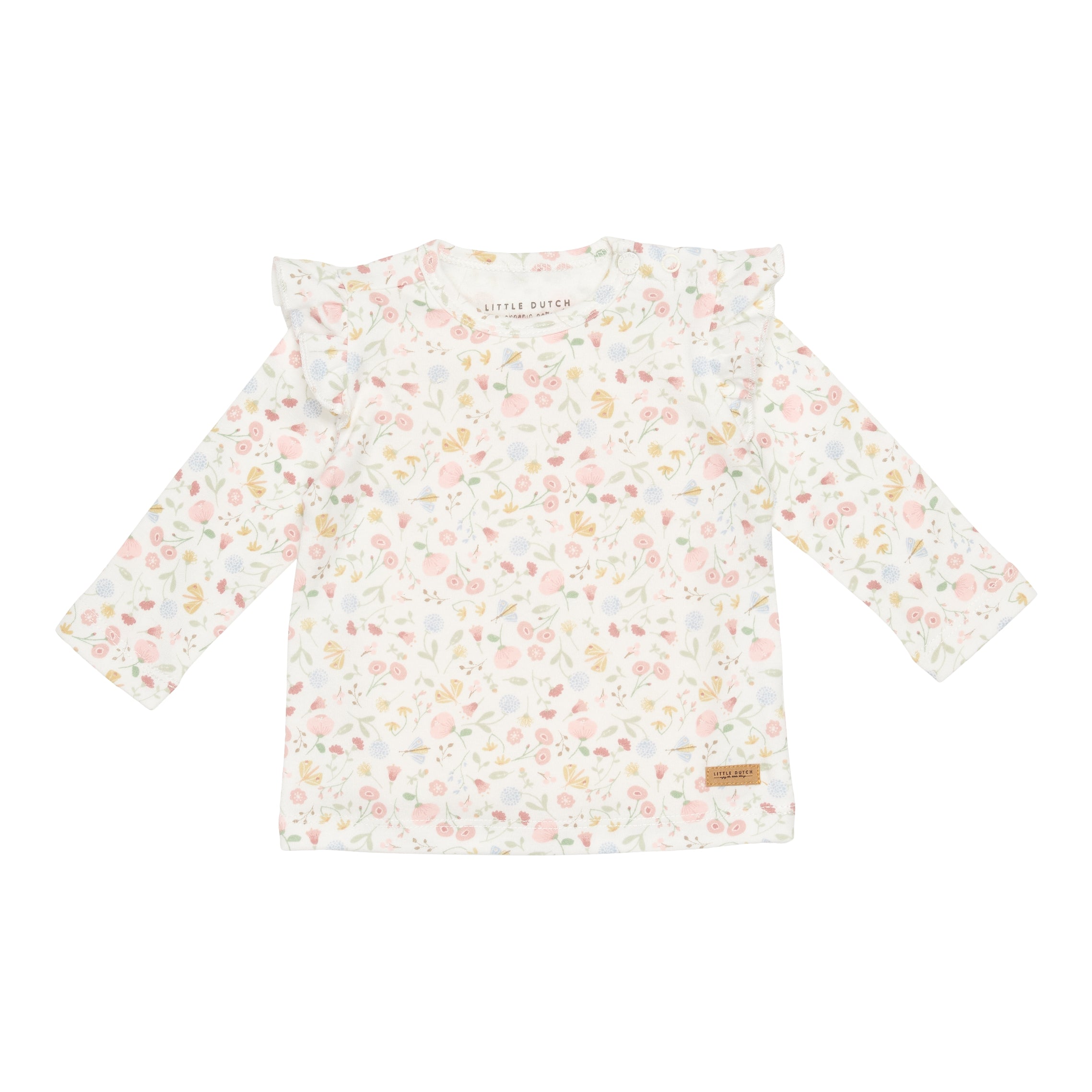 Long-sleeved shirt Flowers &amp; Butterflies | Little Dutch