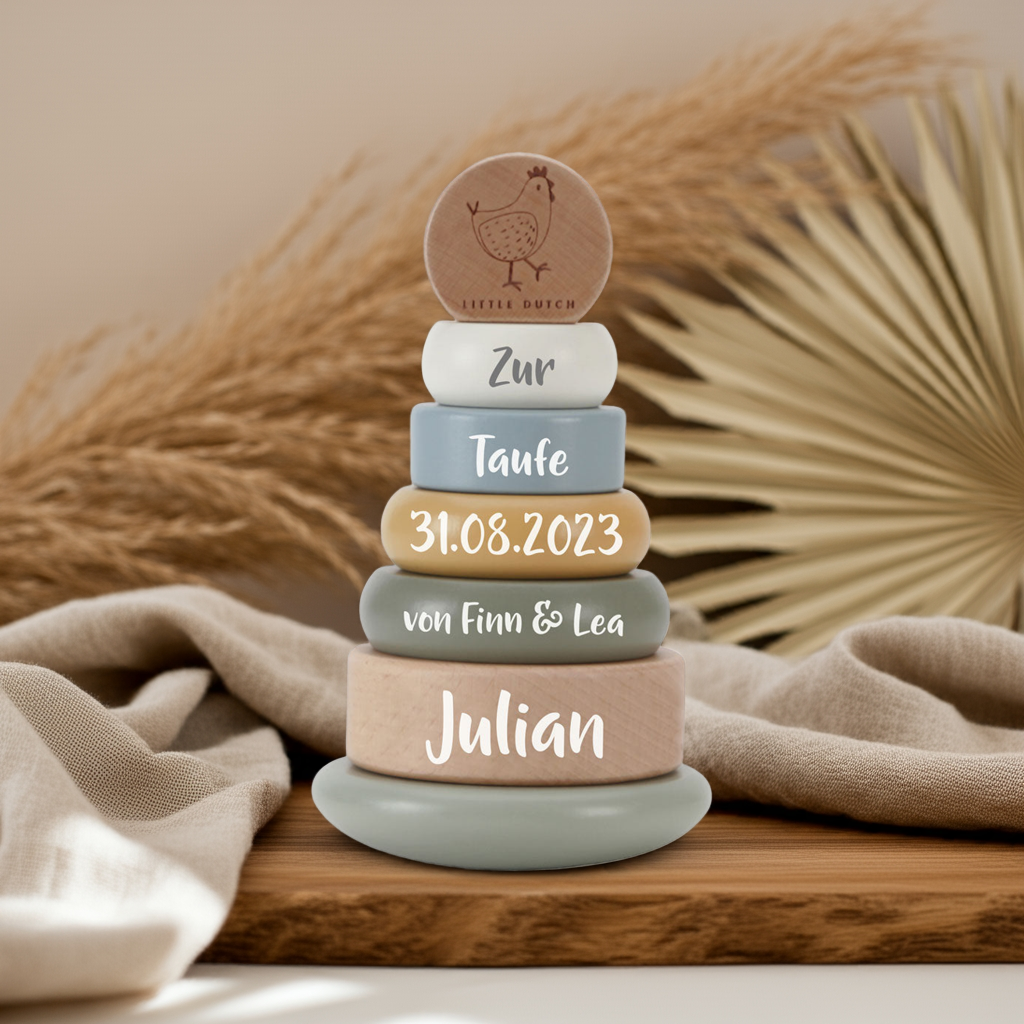 Stacking Tower Little Farm - For the christening