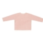 Mobile Preview: Wickelstrickjacke Essential Pure Soft Pink, Größe 86 | Little Dutch