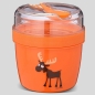 Preview: N'ice Cup™ - Lunchbox mit Kühlfunktion und Besteck - Orange I Carl Oscar