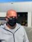Preview: Personalisierte Mund Nase Maske 2-lagig Behelfsmasken waschbar aus 100% Baumwolle OEKO-TEX® schwarz 9,95 €/Stk | by Schmatzepuffer® "personalisiert" online kaufen