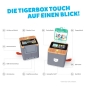 Preview: tigerbox TOUCH PLUS grau Bluetooth | by Schmatzepuffer "personalisierbar"