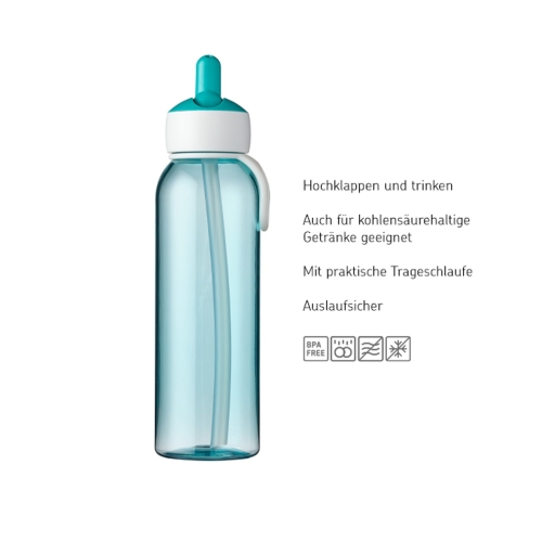 Trinkflasche Flip-up 500 ml, Grün | Mepal