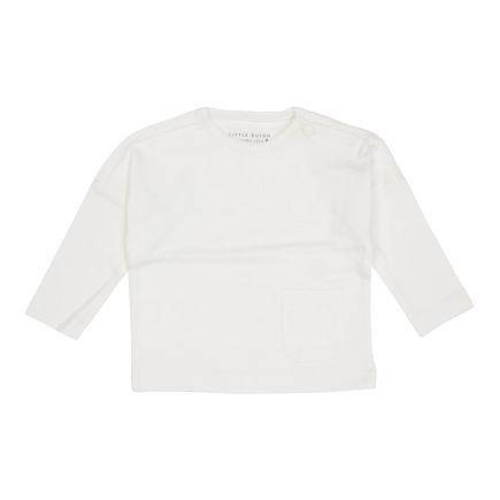 Sweatshirt Vintage Sunny Stripes Soft White, Größe 80 | Little Dutch