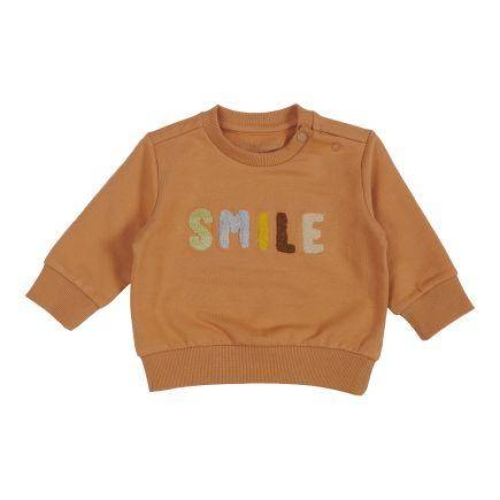 Pullover Vintage Sunny Stripes "Smile", Größe 68 | Little Dutch