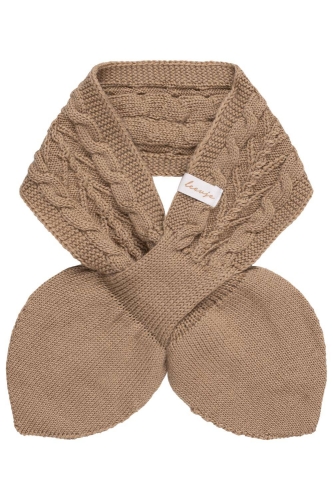 Handschuhe und Schal "Walnut" Beige, für Kinder zwischen 6 und 12 Monate | leevje