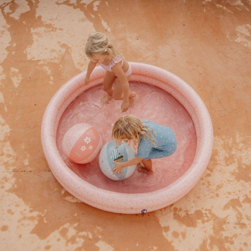 Aufblasbarer Pool Little Pink Flowers, 150 cm | Little Dutch