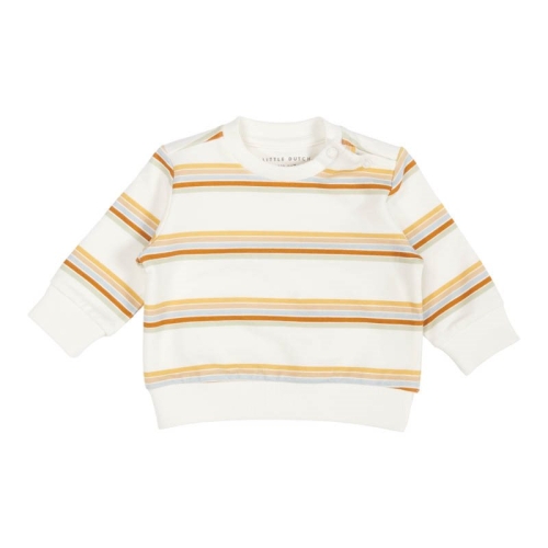 Pullover Vintage Sunny Stripes dicke Streifen, Größe 74 | Little Dutch