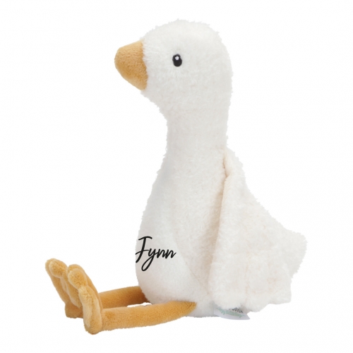 Kuscheltier Little Goose weiß 20cm | Little Dutch