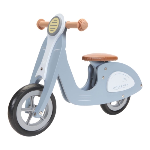 Laufrad / LoopScooter Holz Blau | Little Dutch