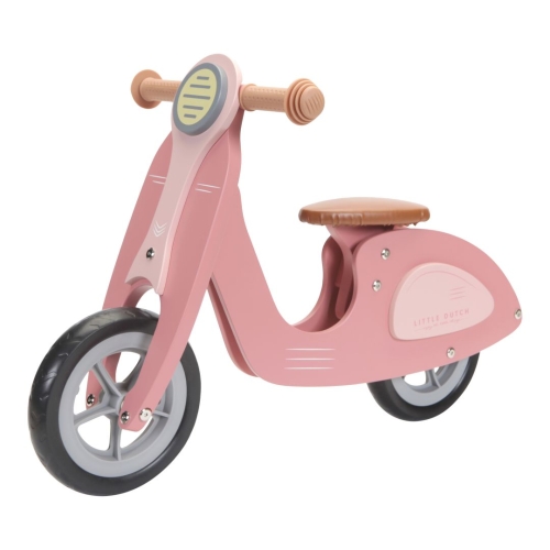 Laufrad Loop Scooter Holz, rosa Little Dutch