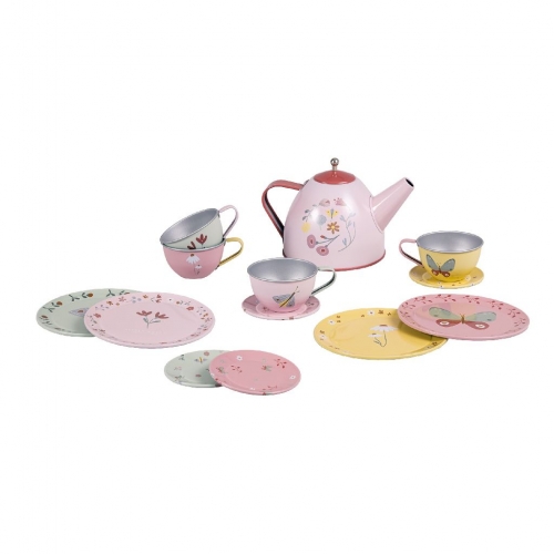 Little Dutch Tee-Set „Flowers“ pink