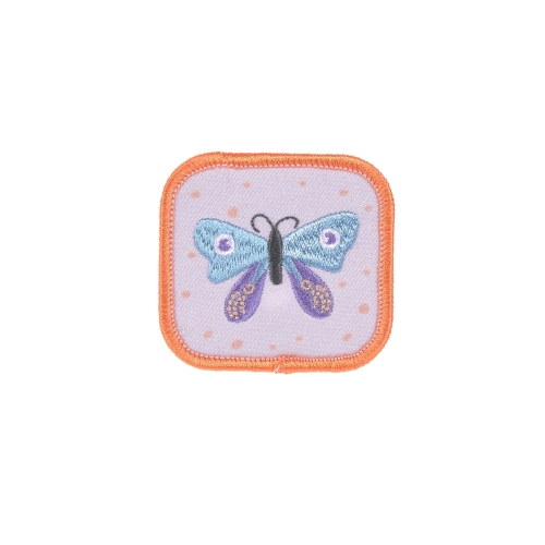 Schulranzen Patches-Set und Anhänger, Schmetterling | Lässig