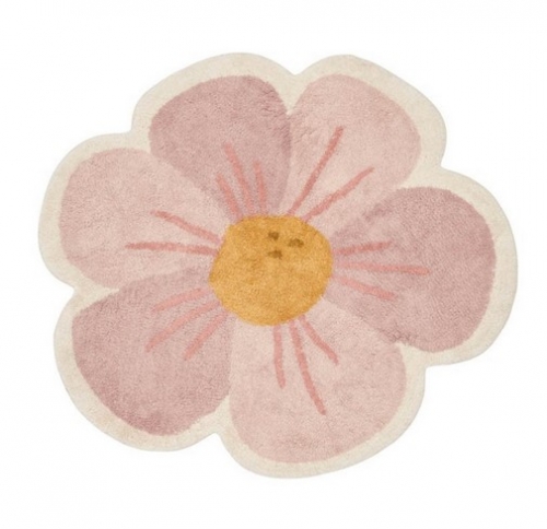 Little Dutch Teppich Blume Pink 110 cm