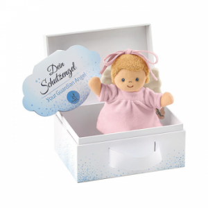 Spieluhr klein Schutzengel mit Geschenkbox inkl. Grußkarte, rosa | Sterntaler