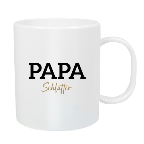 Kunststofftasse - Mama/Papa | Schmatzepuffer