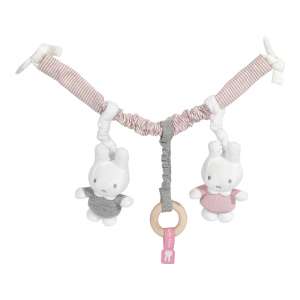 Babyschalen Spielzeug Miffy Hase grau / rosa | Tiamo