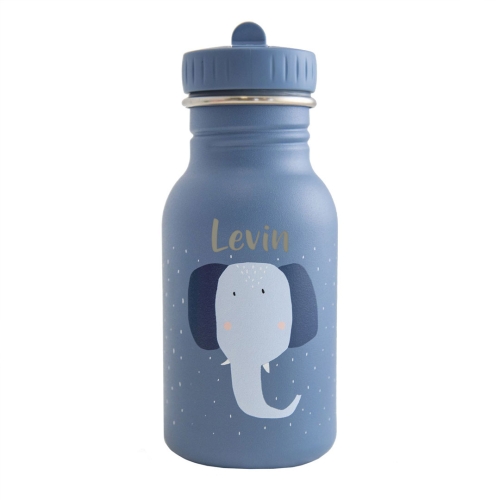 Frau Elefant Trinkflasche Flasche 350 ml blau | Trixie
