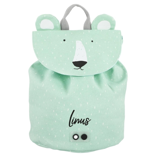 Trixie Herr Polarbär Mr. Polar Bear Kinder MINI Bär Rucksack Backpack mint | by Schmatzepuffer® "personalisierbar" online kaufen