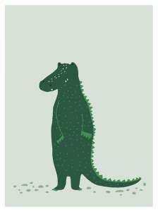 Trixie Kinderposter 30x40 cm - Mr. Crocodile Herr Krokodil | by Schmatzepuffer® "personalisierbar" online kaufen
