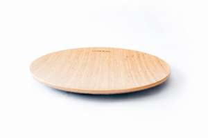 Wobbel 360 Bambus Rund Motorik Balance Board - Filz Mouse (grau) by Schmatzepuffer® online kaufen