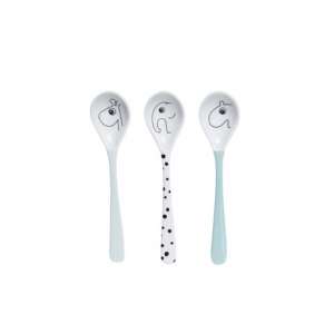 donebydeer Spoon Löffel Happy dots 3er-Set blau | by Schmatzepuffer® online kaufen