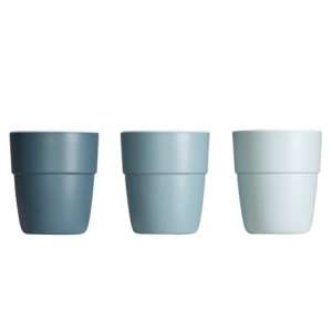 donebydeer Yummy mini mug Becher 3er-set blau | by Schmatzepuffer® "personalisierbar" online kaufen