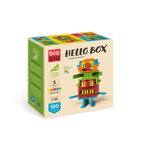 HELLO BOX - "Rainbow Mix" 100 stk. | Bioblo