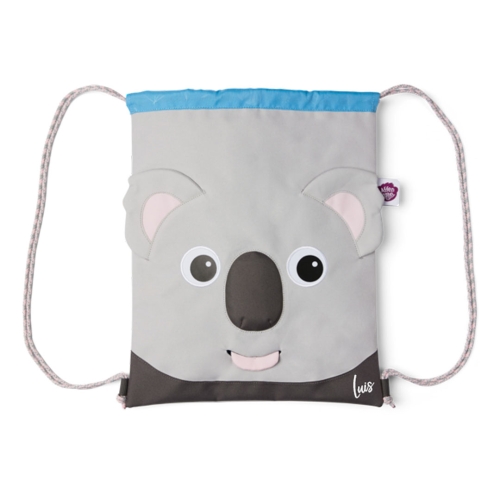 Sportbeutel Koala, grau/pink | Affenzahn