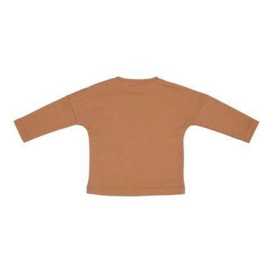 Sweatshirt Vintage Sunny Stripes Almond, Größe 80 | Little Dutch