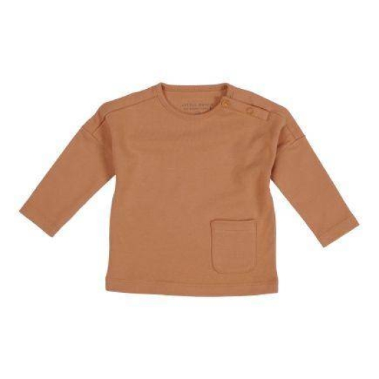 Sweatshirt Vintage Sunny Stripes Almond, Größe 62 | Little Dutch
