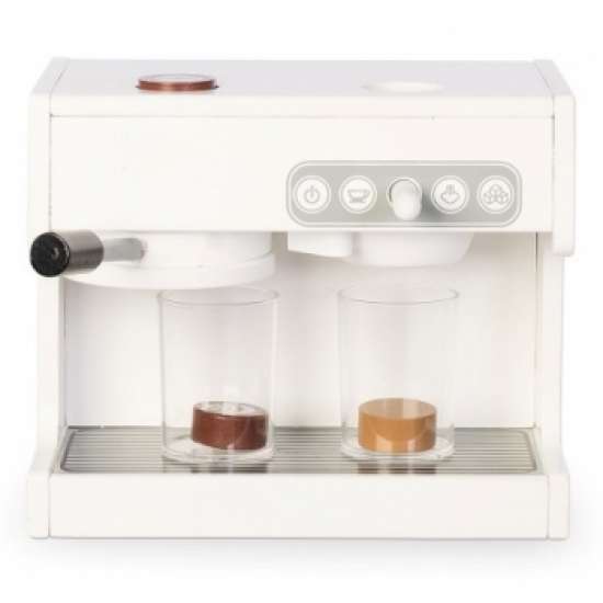 Holz Cafe - Kaffee-/ Espressomaschine weiß | MAMAMEMO