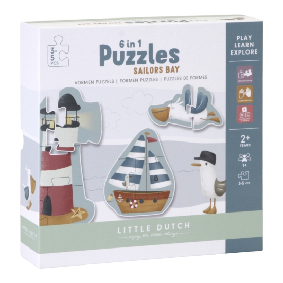 Formen Puzzle Sailors Bay | Little Dutch