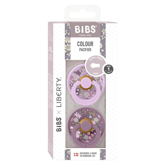 Schnuller Colour Camomile Lawn Violet Sky Mix (0-6 M) | BIBS x Liberty