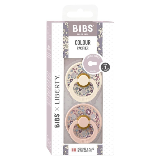 Schnuller Colour Eloise Blush Mix (0-6 M) | BIBS x Liberty