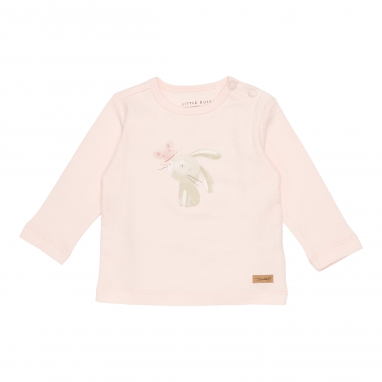Langarm-Shirt Flowers & Butterflies Bunny Butterfly Pink, Größe 68 | Little Dutch